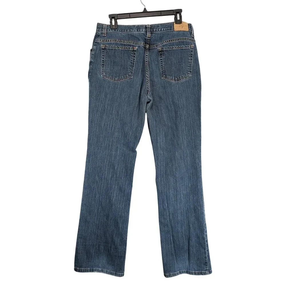 Eddie Bauer Bootcut Stretch Denim Jeans, Women's 12 32x31 Casual Gorpcore Preppy